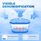 Vacplus Dehumidifiers for Home Damp Pack of 8 – Remover Moisture Absorber Dehumidifier for Damp, Mould, Moisture in Bedrooms, Bathroom, Basement, Caravans