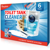 Vacplus Toilet Tank Cleaner - 6 Pack, Powerful Automatic Toilet Descaler without Scrubbing, Premeasured Toilet Mold Remover with Individual Wraps, Remove Rust and Other Minerals