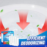 Vacplus Toilet Bowl Cleaner Tablets 12 PCS - Automatic Toilet Bowl Cleaners with Bleach, Slow-Releasing Toilet Tank Cleaners for Deodorizing & Descaling