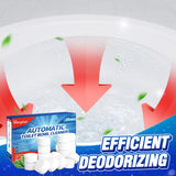 Vacplus Toilet Bowl Cleaner Tablets 12 PCS - Automatic Toilet Bowl Cleaners with Bleach, Slow-Releasing Toilet Tank Cleaners for Deodorizing & Descaling