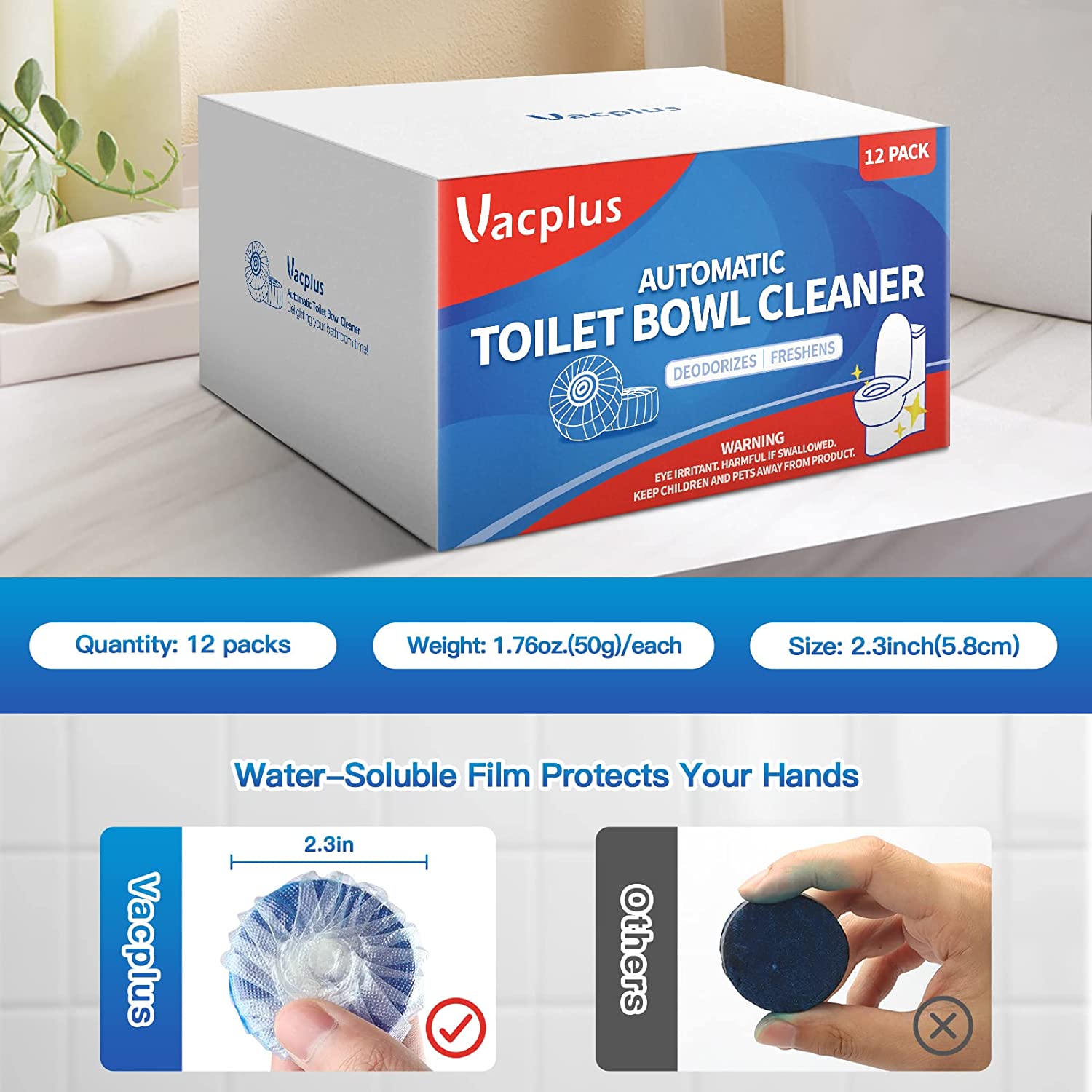Vacplus Toilet Bowl Cleaners（165）