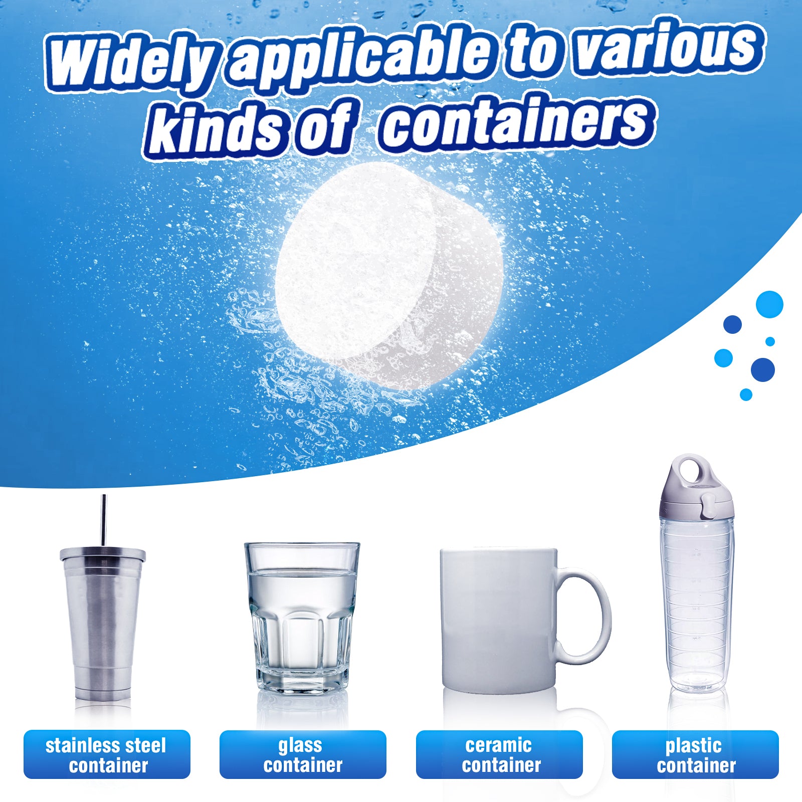 Vacplus Bottle Cleaner Tablets Biodegradable (370)